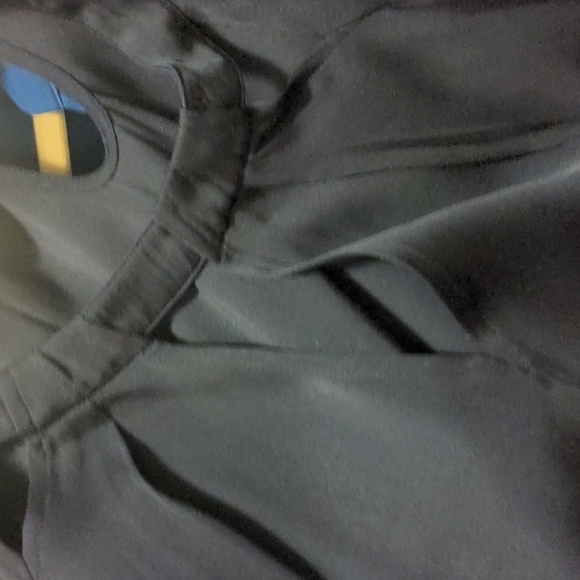 Trina Turk deep navy silk blouse - Picture 3 of 9